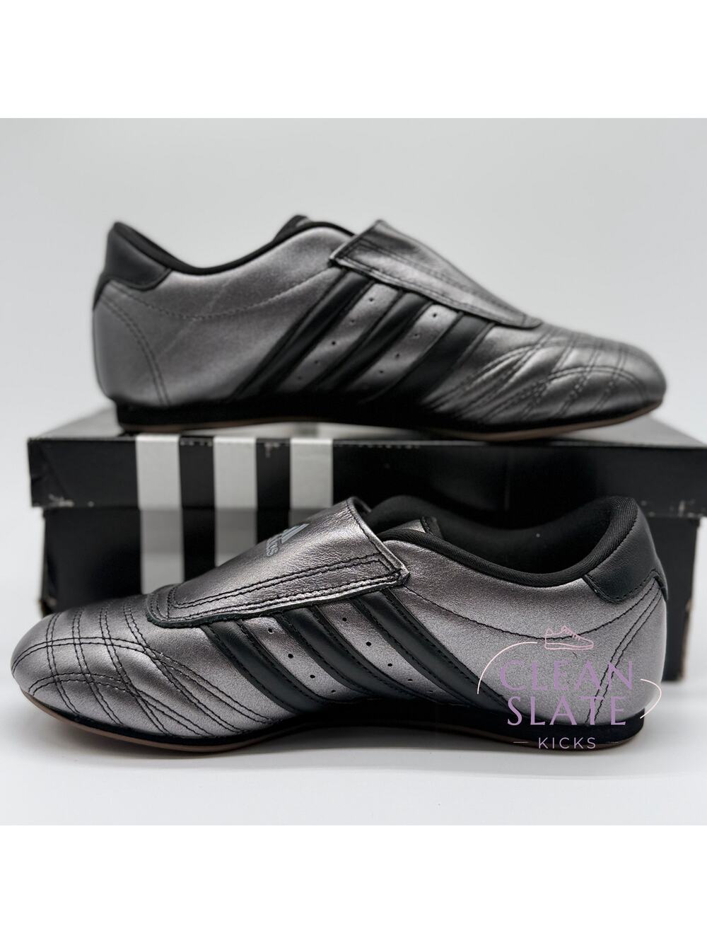 Adidas Taekwondo Grey/Core Black Metallic Women's 6 NIB